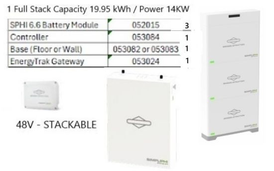 Picture of SimpliPHI Battery System 19.95 kWh